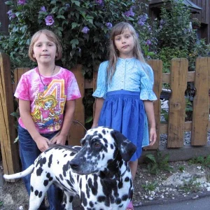 Jana + Julia Gastkinder aus Weissrussland mit Aika