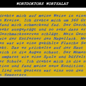 Wortdoktors Wortsalat