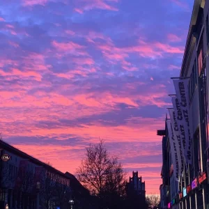 Sonnenuntergang in der City