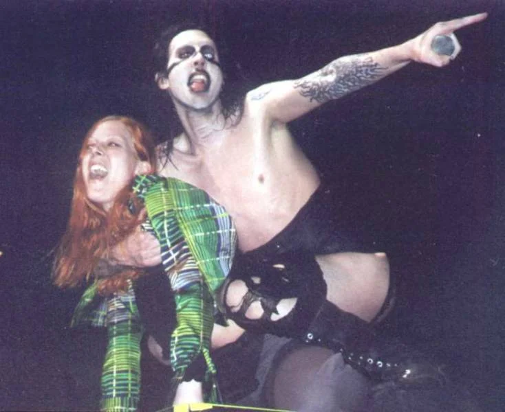 Marilyn Manson und ich in HH