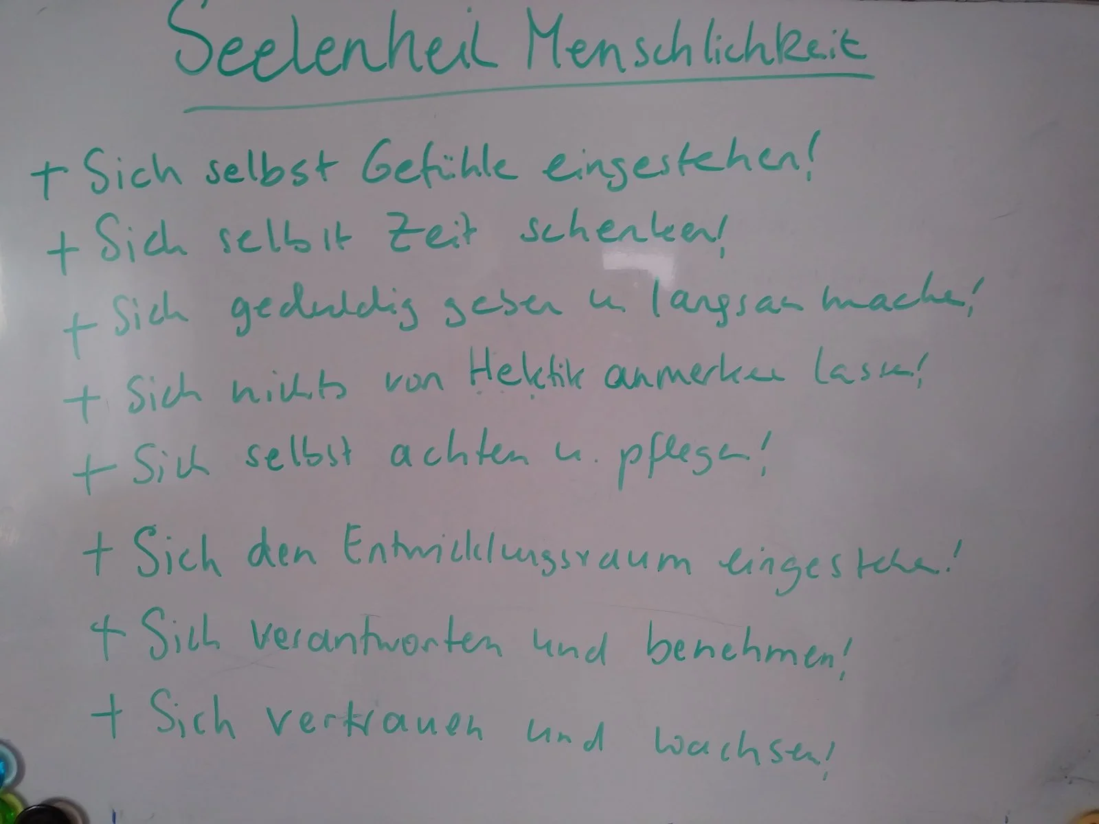 Seelenheil Menschlichkeit