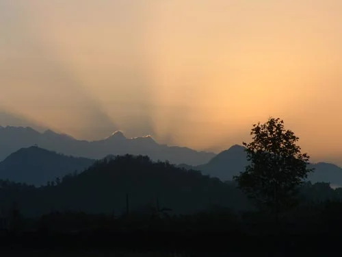 Sonnenaufgang im Himalaya