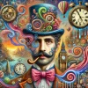 surrealistisches Portrait von Salvador Dalí 04.webp