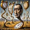 Surrealistisches Portrait von Salvador Dalí Landschaft_02.webp