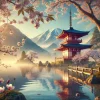 Japanische-Landschaft-Frühjahr-mit-Pagodenbau_08.webp