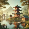 Japanische-Landschaft-Sommer-mit-Pagodenbau_01.webp