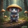 magicstudio-art-205 1,2,3, Maus mit Pilz.webp