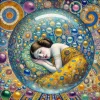 Frau-schläft-Glaskugel-Klimt-Style_02.webp