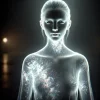 DALL·E 2024-12-29 21.55.05 - A photorealistic depiction of a female ghost in a very dark envi...webp