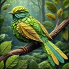 DALL·E 2025-01-08 15.36.06 - A photorealistic bird crafted entirely from leaves. The bird is ...webp