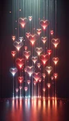 DALL·E 2025-01-26 21.37.20 - An abstract and elegant composition featuring glowing heart shap...webp