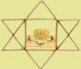 Symbol Aurobindo Messing 2 gelb. Hint. 0.5.webp