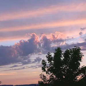 Abenddmmerung im Westerwald