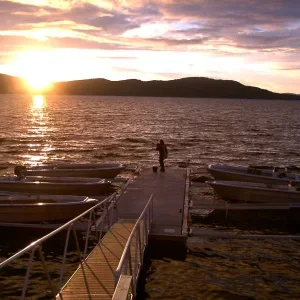 Noch ein Sonnenuntergang in Norwegen