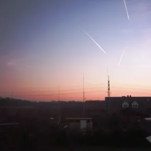 Meine Sommeruntergnge auf meinem Balkon