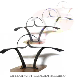DIE HERABKUNFT (Metallplastik/Messing)