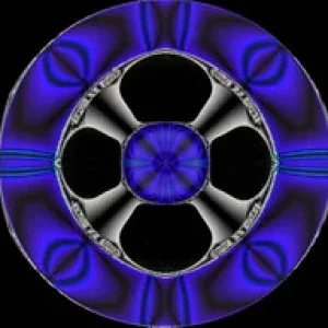 Mandala blau