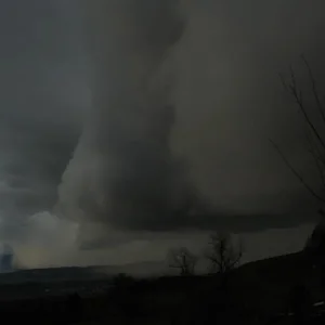 Blick von Adetswil,ZH, CH  Wetterumschlag