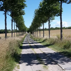 Allee in Devin /Stralsund