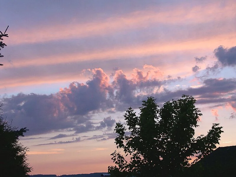 Abenddmmerung im Westerwald