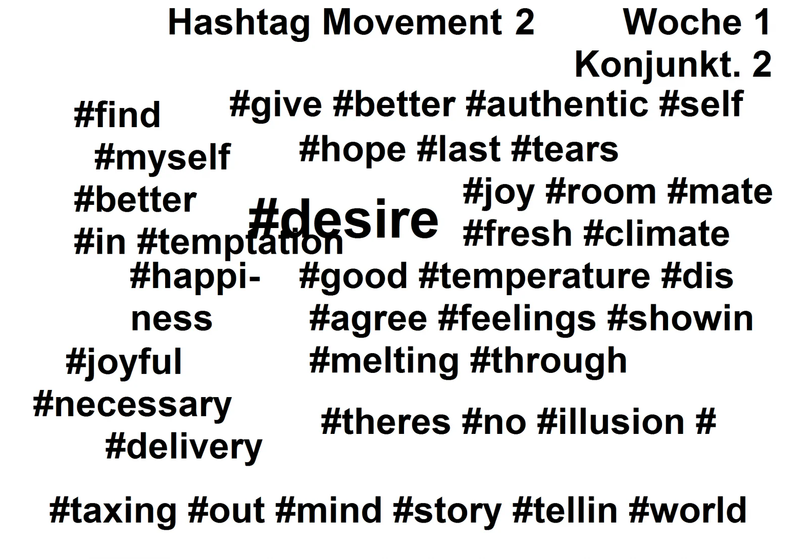 Desire Hashtagpackage