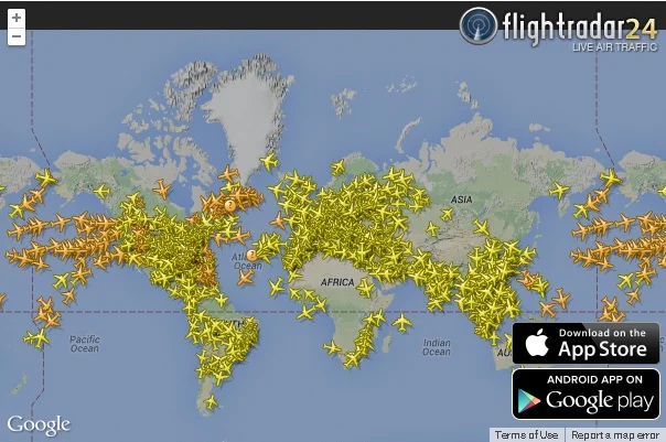 Flightradar 17.1.2014 25:25