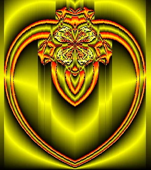 goldenes Herz