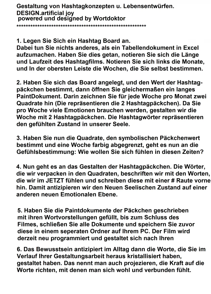 Hashtag Concepting | Mit Hashtags die Gefühle führen & leiten