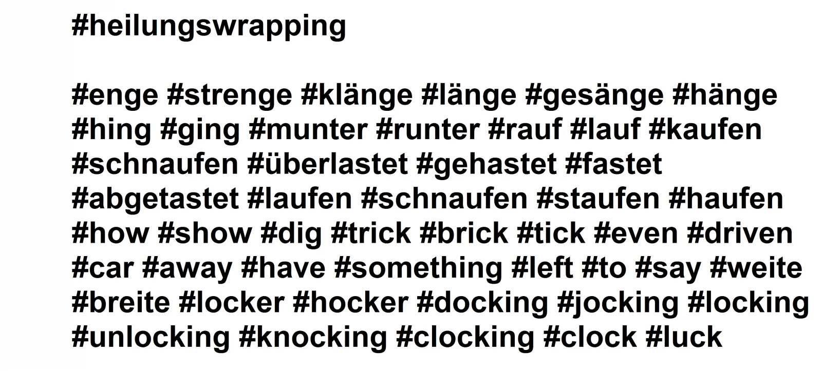 Heilungsmessage