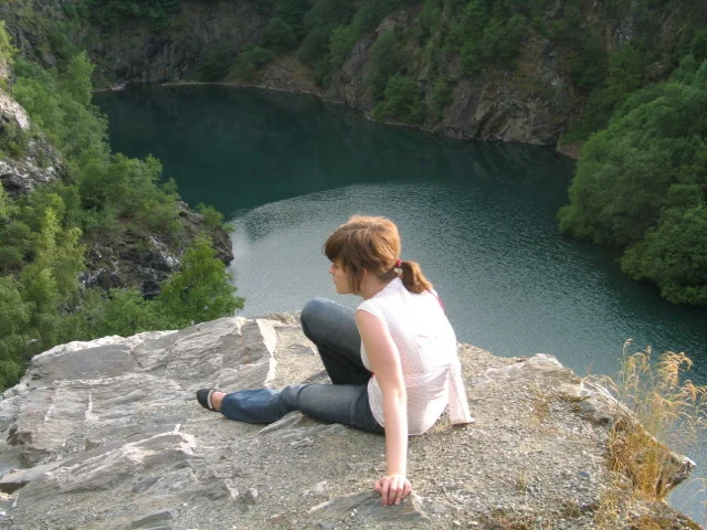 Ich am Bergsee