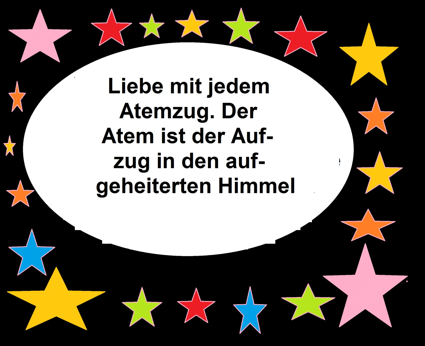 Liebe mit jedem Atemzug