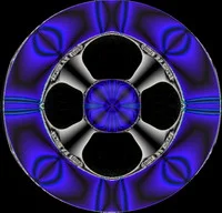 Mandala blau