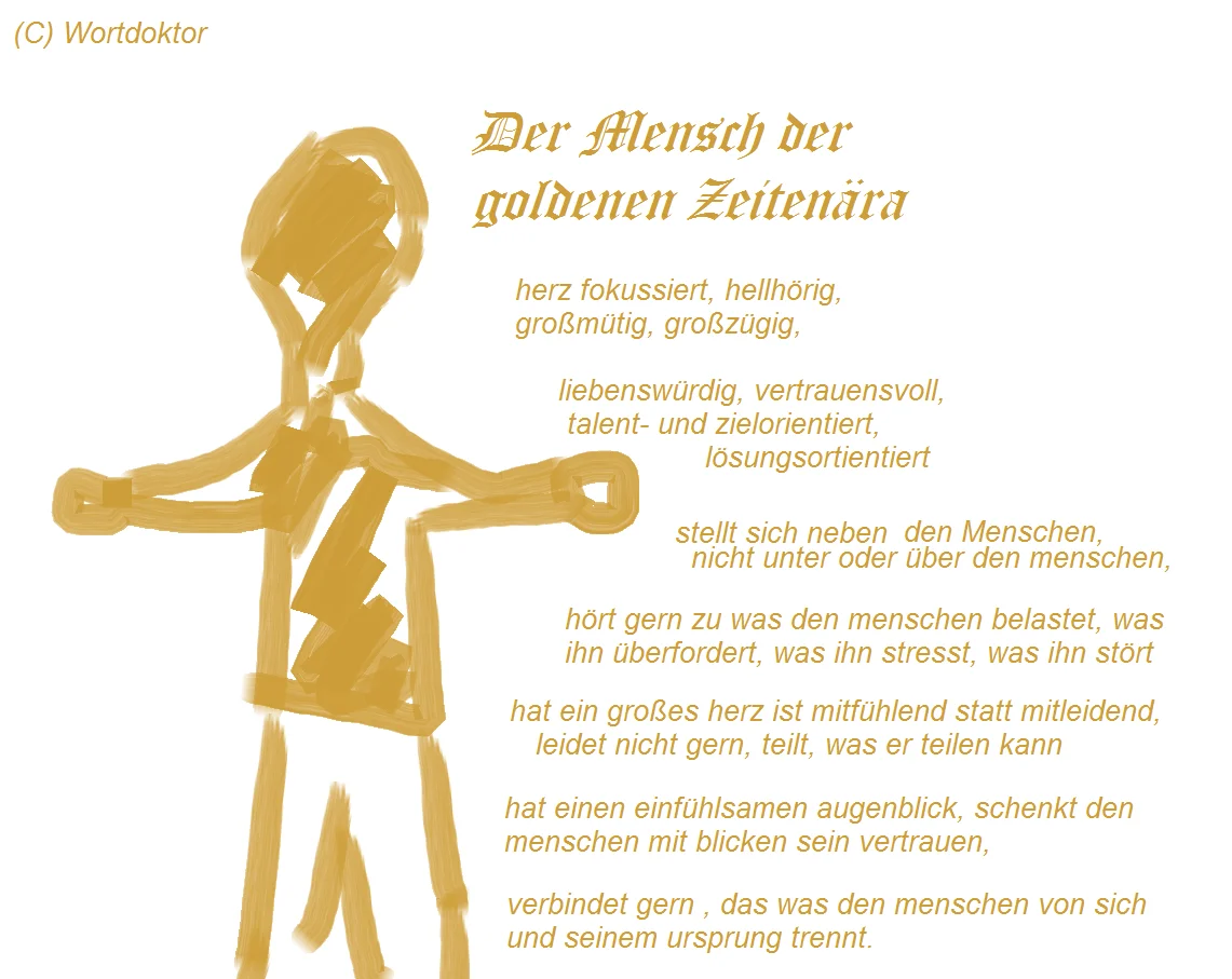 Mensch Der Goldenen Zeit