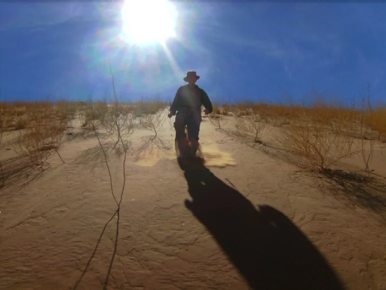 Running down to the dead Vlei