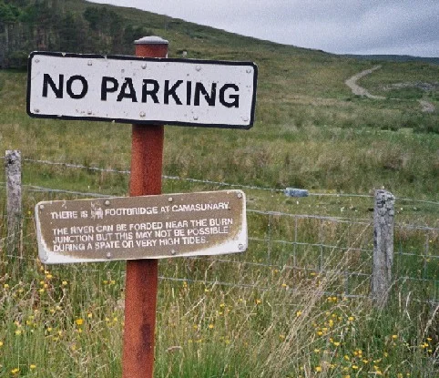 Seltene Verkehrsschilder: Skye