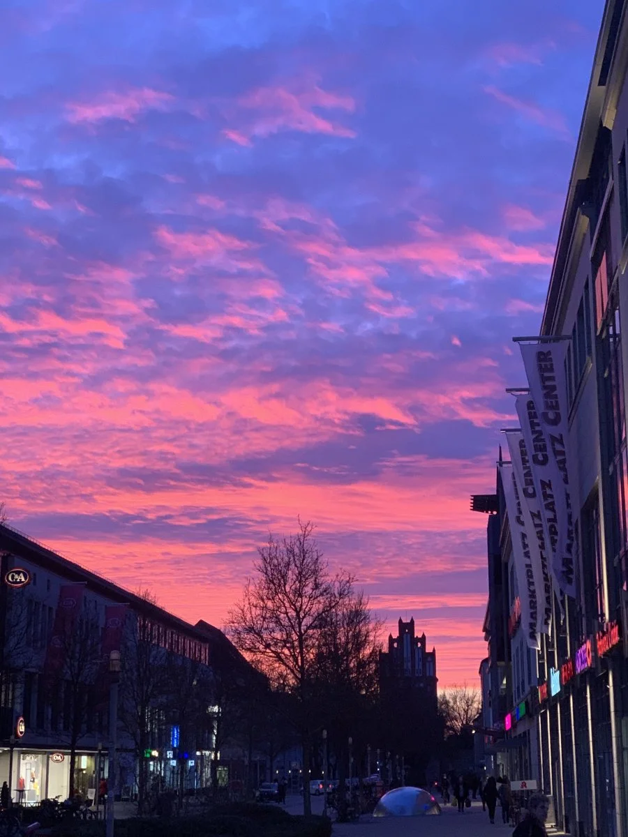 Sonnenuntergang in der City