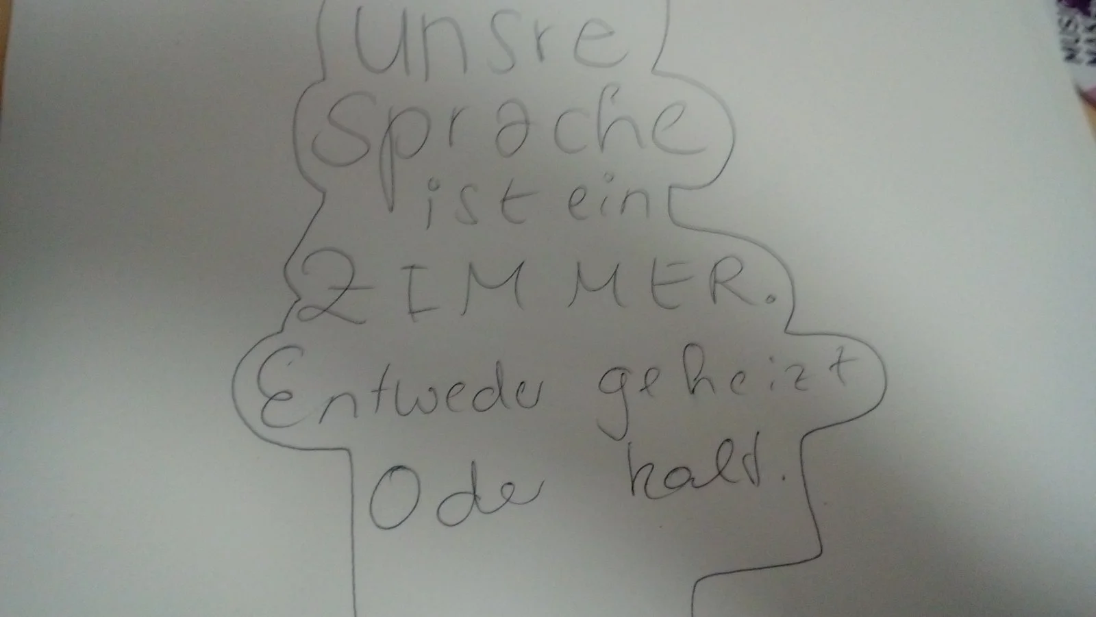 Unsere Sprache