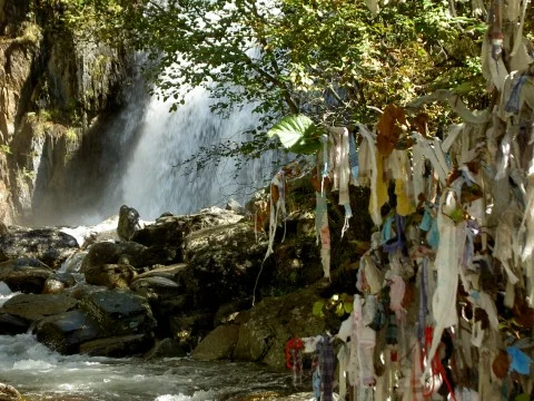 Wasserfall Korbu im Altai (Westsibirien)