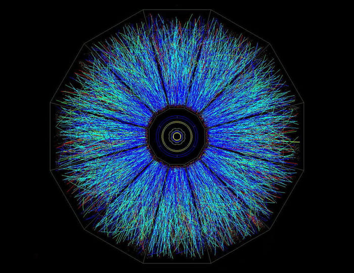 This is the most accurate image of an atom. Taken with the Relativistic Heavy Ion Accelerator (RHIC).